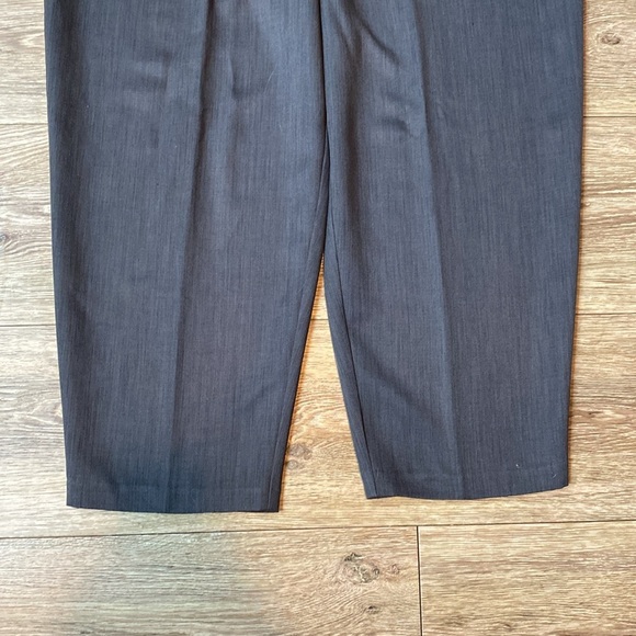 VTG Kathie Lee Collection Gray Wide Leg High Rise Pants Size 22W - Picture 4 of 5